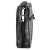 White Dove - Bible Cover Black Heart Large