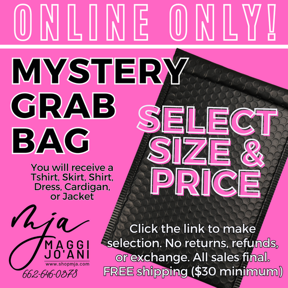 Mystery Grab Bag Sale Nothing over $25