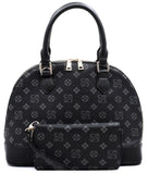 Monogrammed Pattern Purse